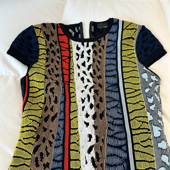Multi-colored Fendi Dress in knit material. - Picture 3 of 6
